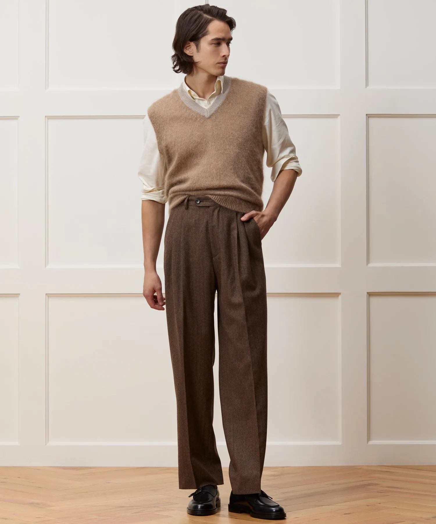 Italian Mohair Sweater Vest sold by Todd Snyder product image thumbnail 3