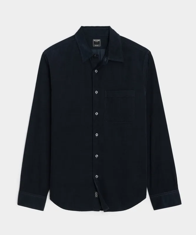 Corduroy Point Collar Shirt sold by Todd Snyder