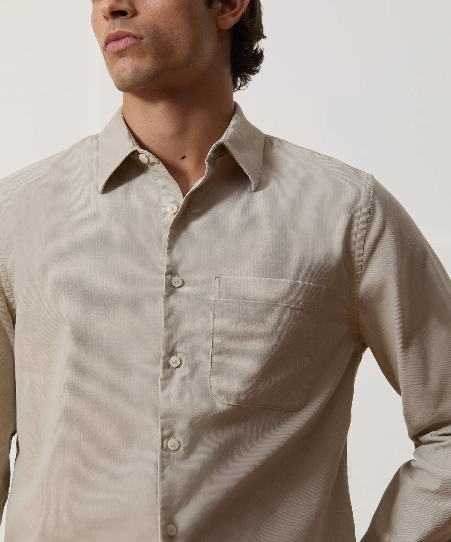 Corduroy Point Collar Shirt sold by Todd Snyder product image thumbnail 4