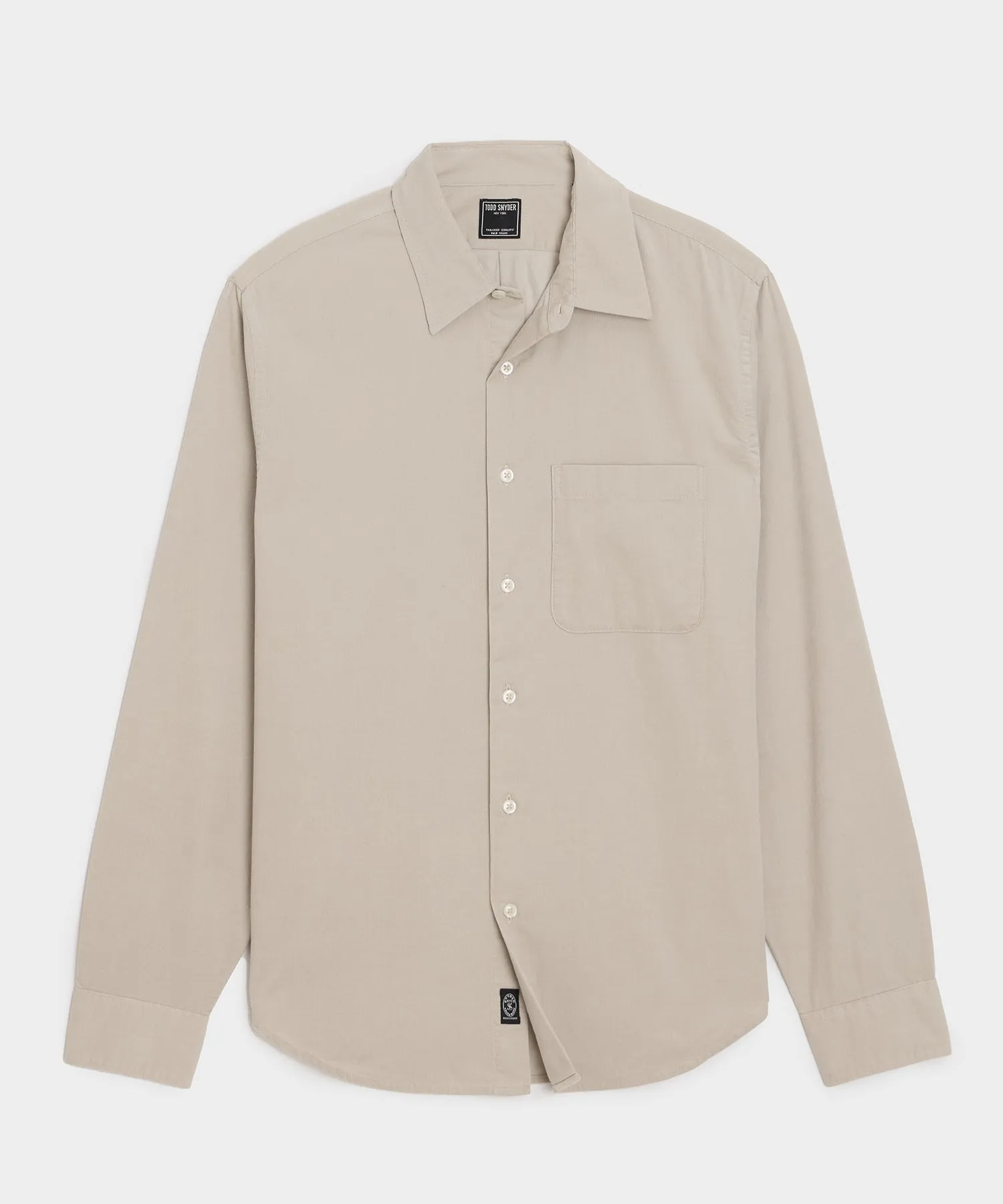 Corduroy Point Collar Shirt sold by Todd Snyder