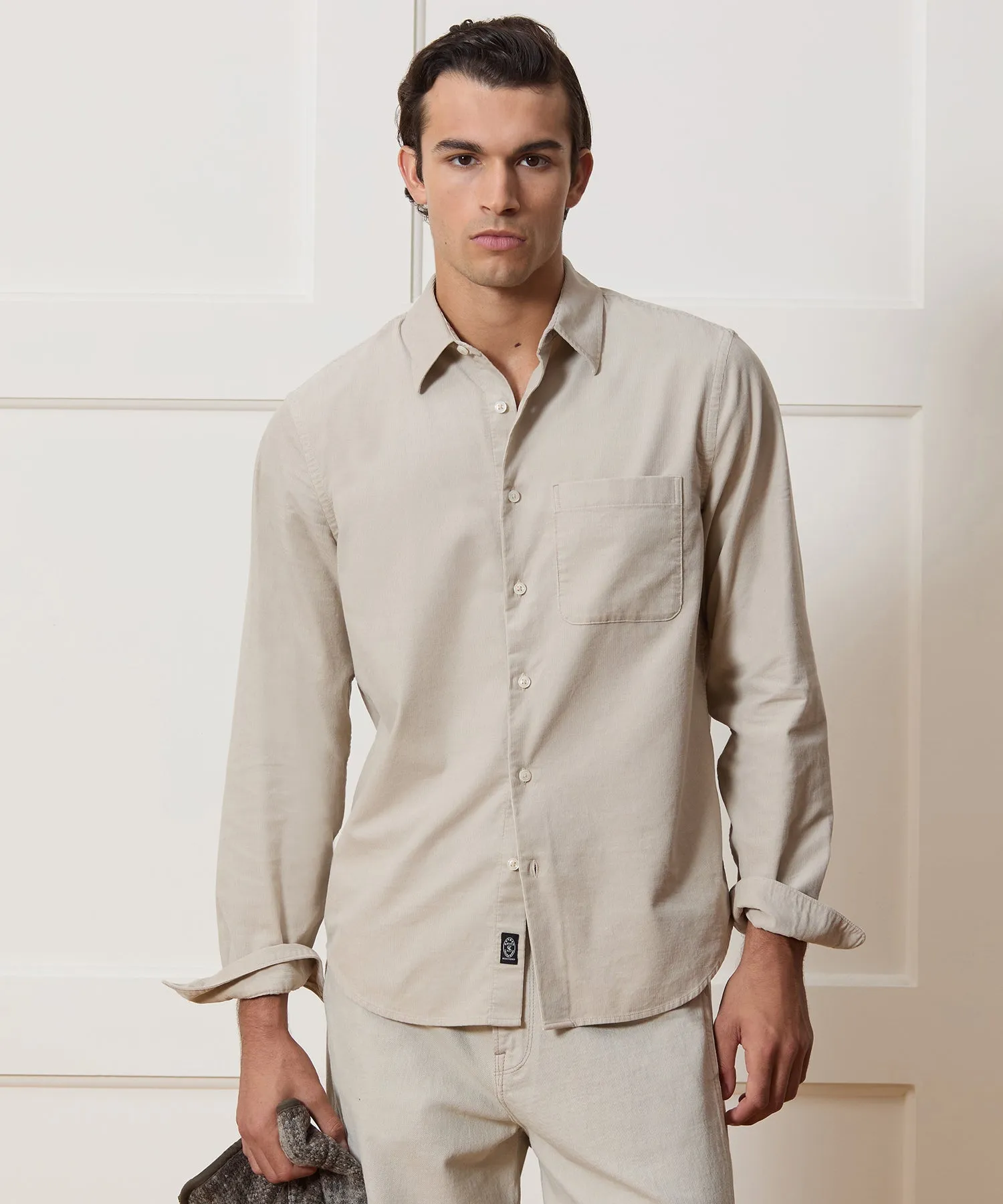 Corduroy Point Collar Shirt sold by Todd Snyder product image thumbnail 2