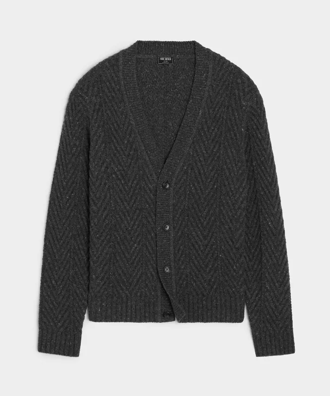 Donegal Cable Knit Cardigan sold by Todd Snyder