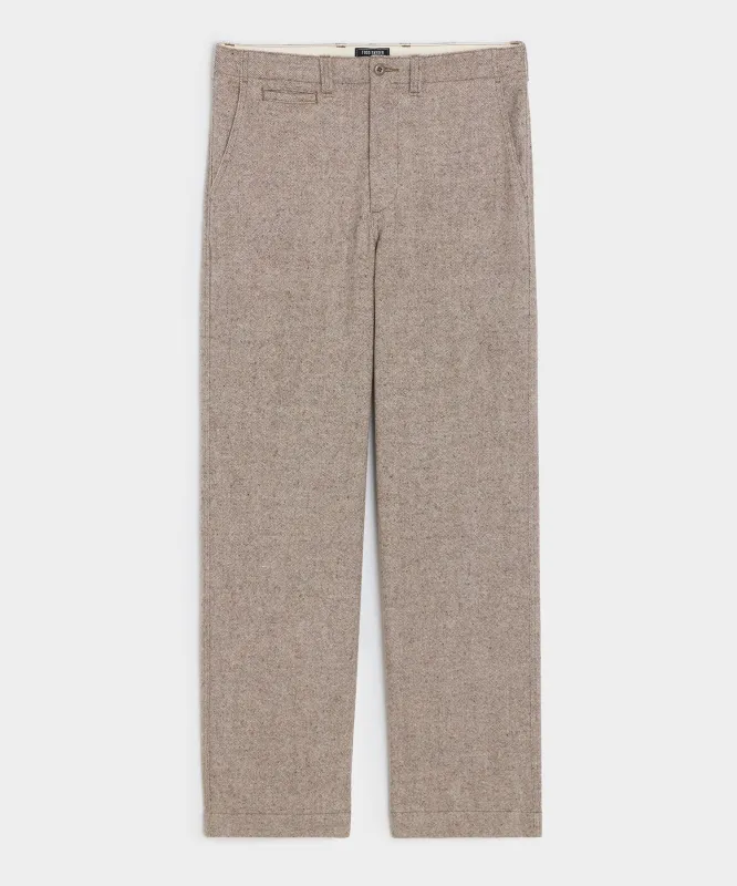 Relaxed Donegal Trouser made by Todd Snyder
