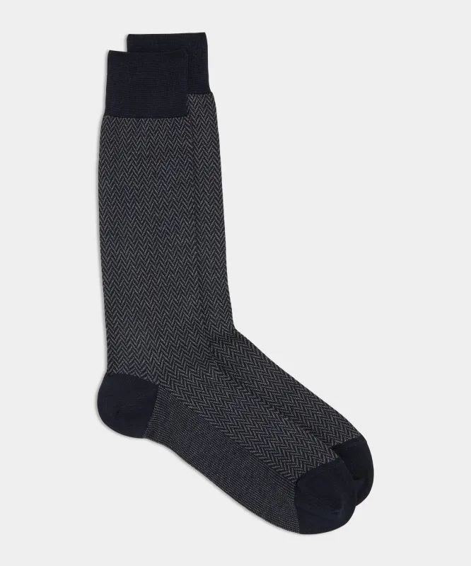 Italian Cotton Dress Sock made by Todd Snyder