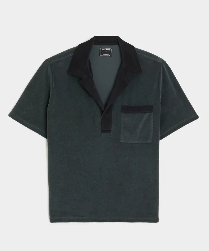 Relaxed Terry Beach Polo sold by Todd Snyder