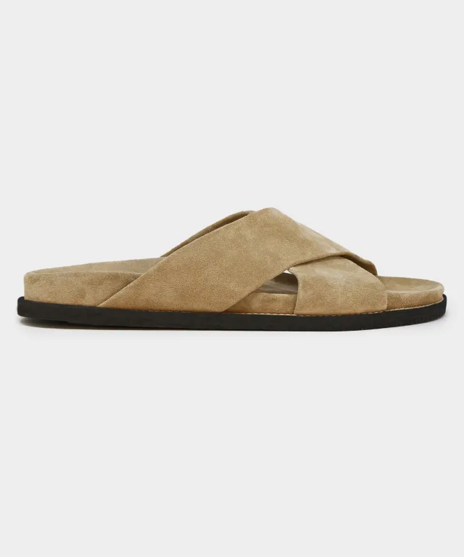 Nomad Suede Crossover Sandal sold by Todd Snyder