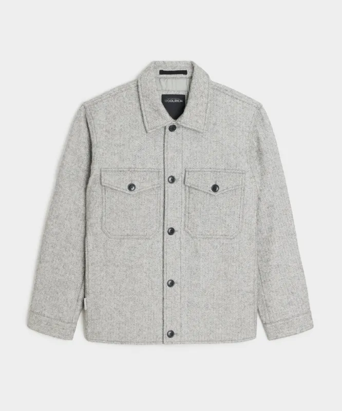 Todd Snyder X Woolrich Reflective Shirt Jacket sold by Todd Snyder