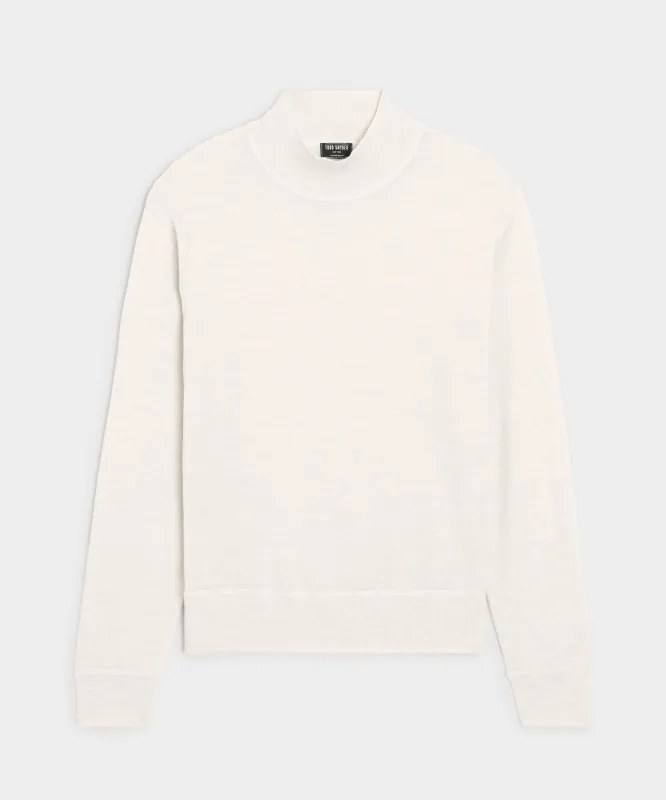 Merino Mock Neck Sweater sold by Todd Snyder
