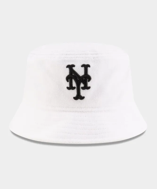 Todd Snyder X MLB Mets Bucket Hat in White sold by Todd Snyder