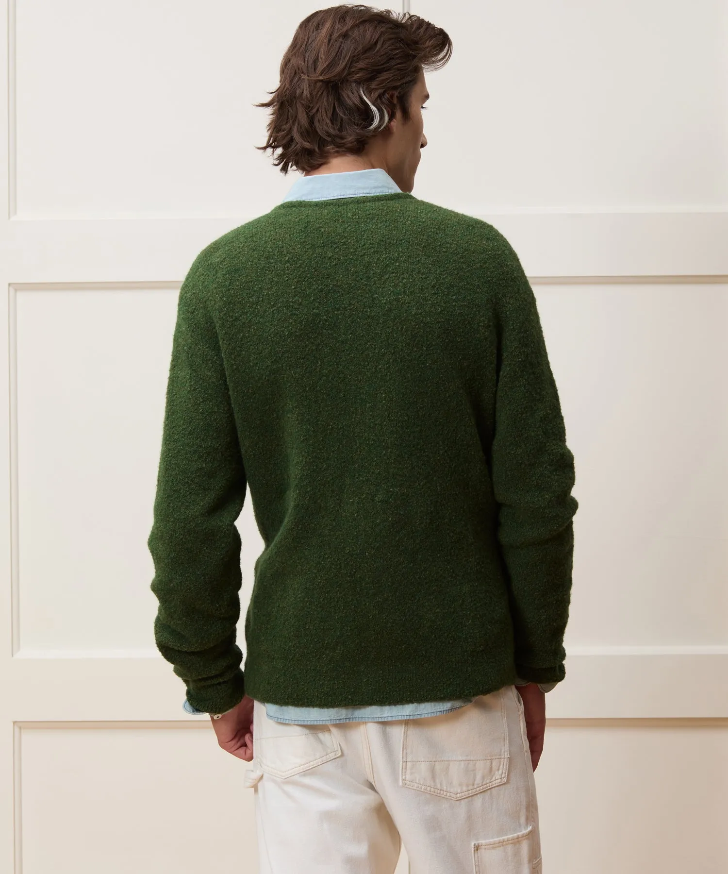 Relaxed Boucle Cardigan sold by Todd Snyder product image thumbnail 5