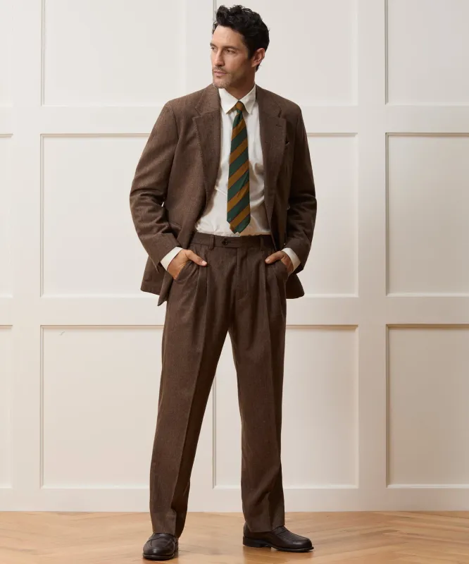 Italian Flannel Herringbone Wythe Suit sold by Todd Snyder