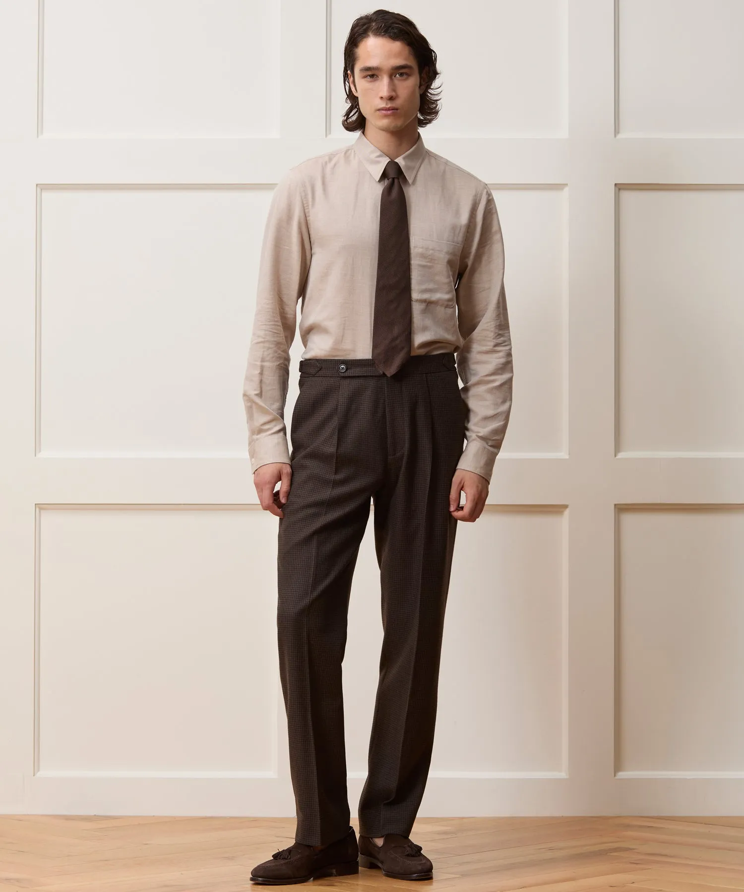 Italian Flannel Houndstooth Madison Suit sold by Todd Snyder product image thumbnail 5