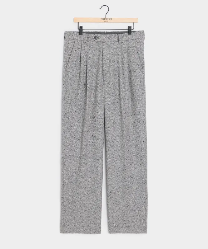 Italian Donegal Herringbone Wythe Trouser sold by Todd Snyder