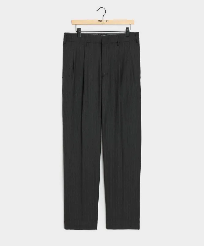 Italian Flannel Striped Hollywood Trouser sold by Todd Snyder