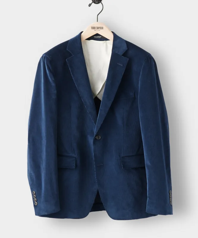 Italian Corduroy Sutton Jacket in Navy sold by Todd Snyder