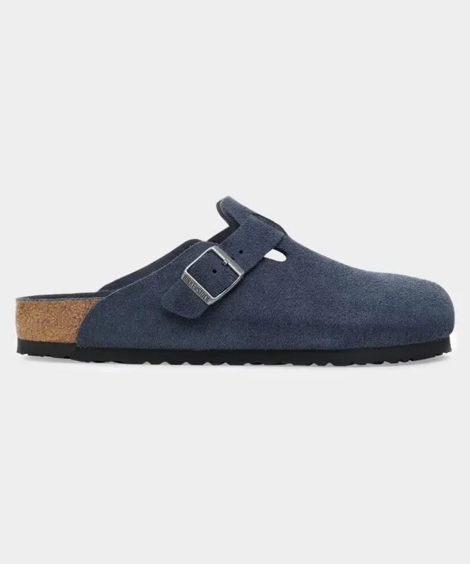 Birkenstock Boston Clog in Navy sold by Todd Snyder