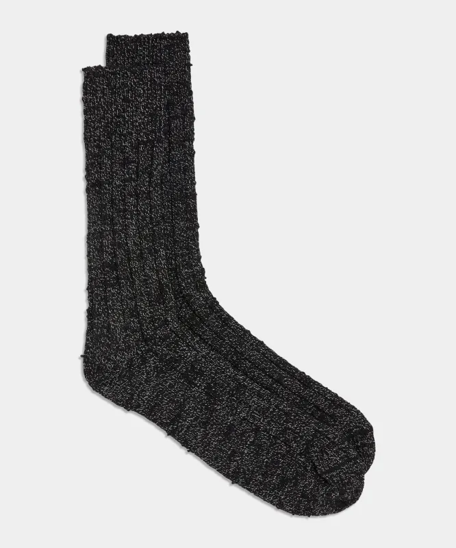 Marled Cotton Ragg Sock made by Todd Snyder