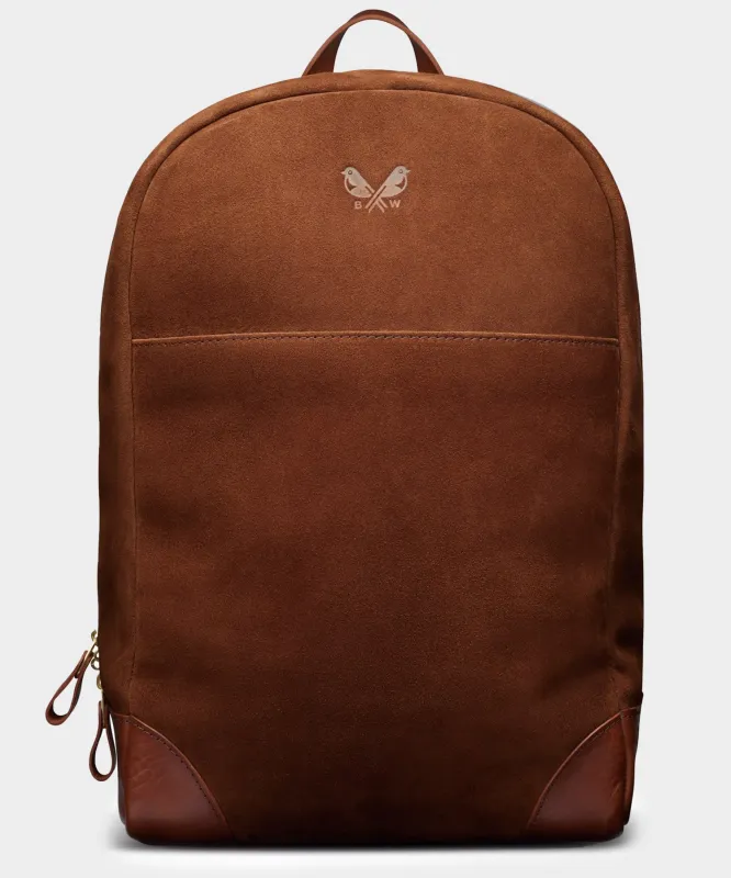Bennett Winch Suede Backpack made by Todd Snyder