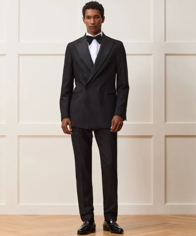 Slim Italian Wool Double-Breasted Tuxedo sold by Todd Snyder