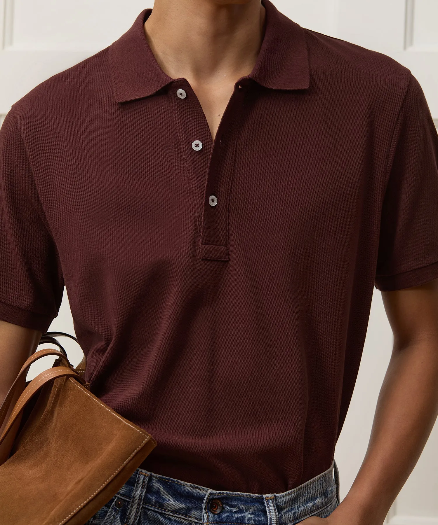 Cotton Pique Polo sold by Todd Snyder product image thumbnail 5