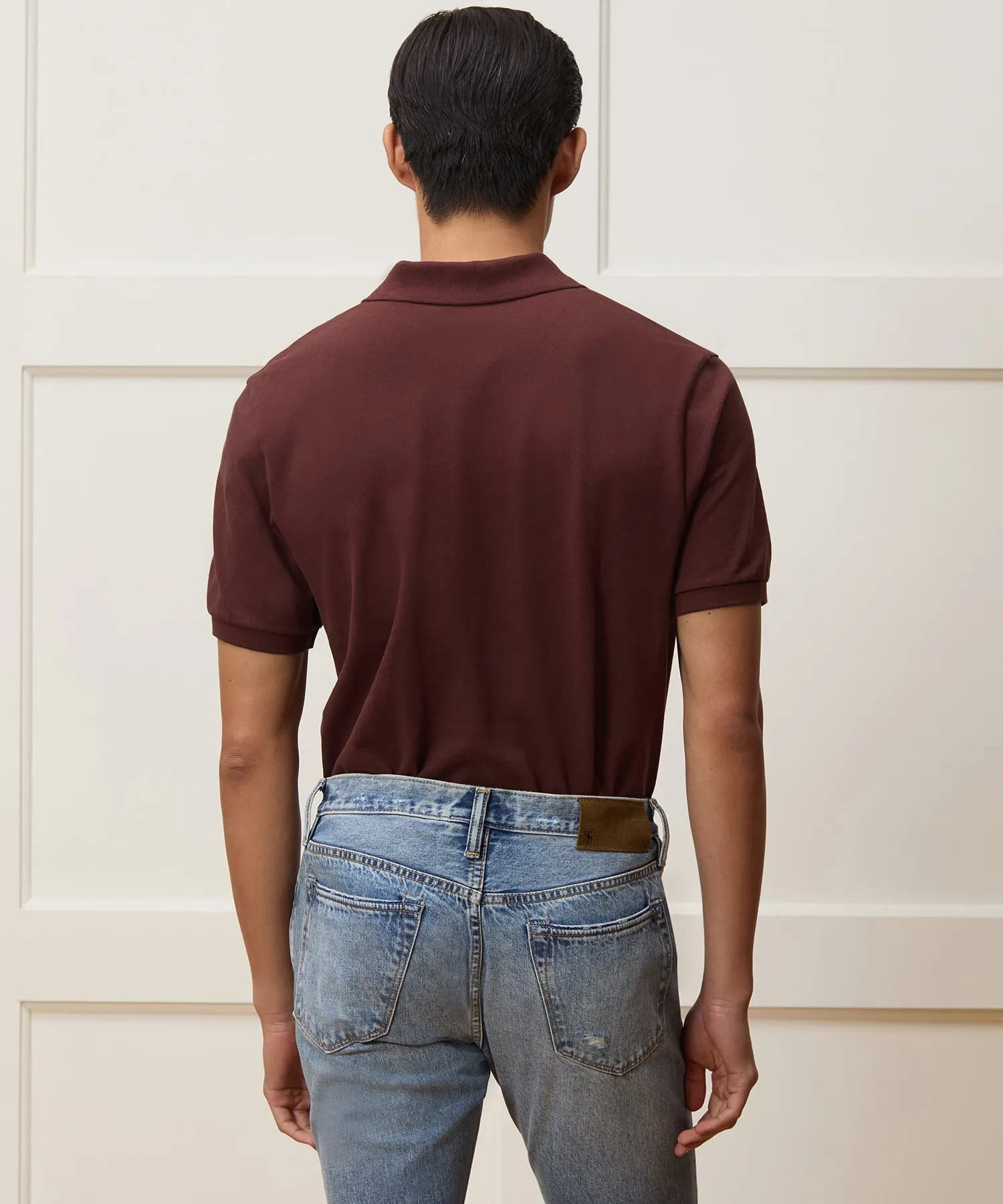 Cotton Pique Polo sold by Todd Snyder product image thumbnail 4