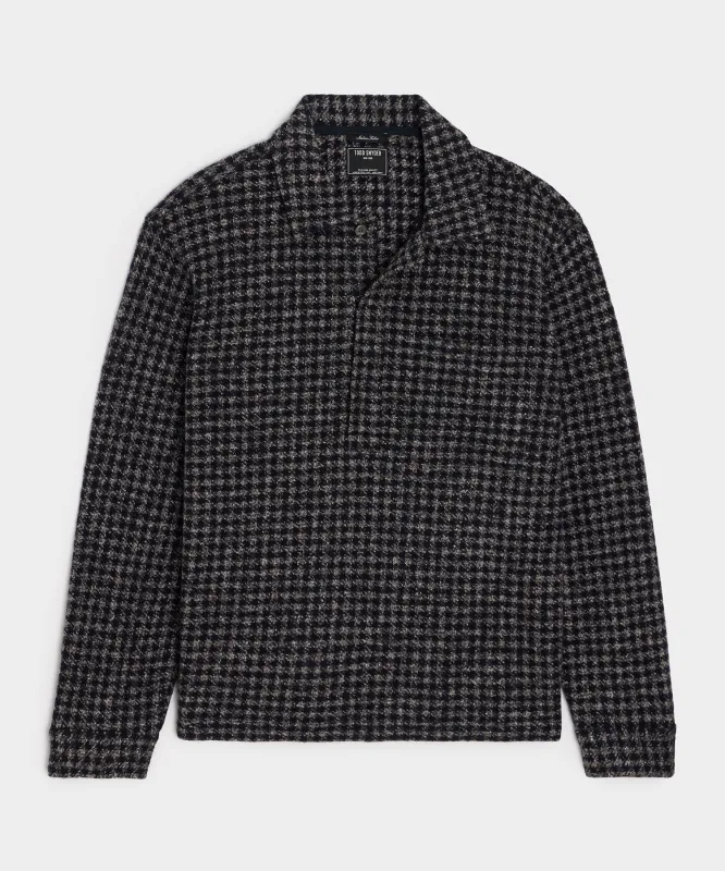 Relaxed Wool-Silk Rugby Polo sold by Todd Snyder