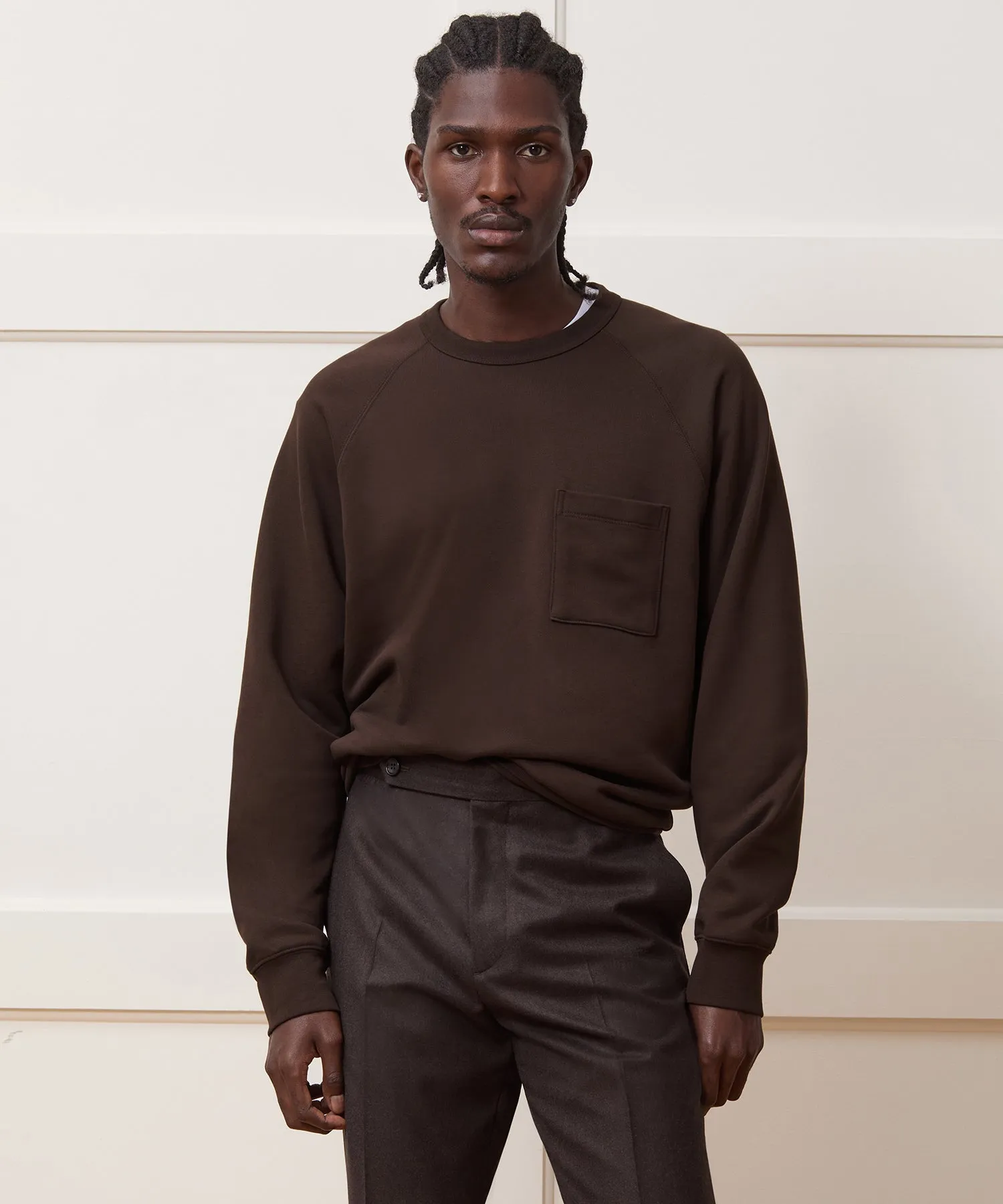 Portuguese Terry Pocket Sweatshirt sold by Todd Snyder product image thumbnail 2