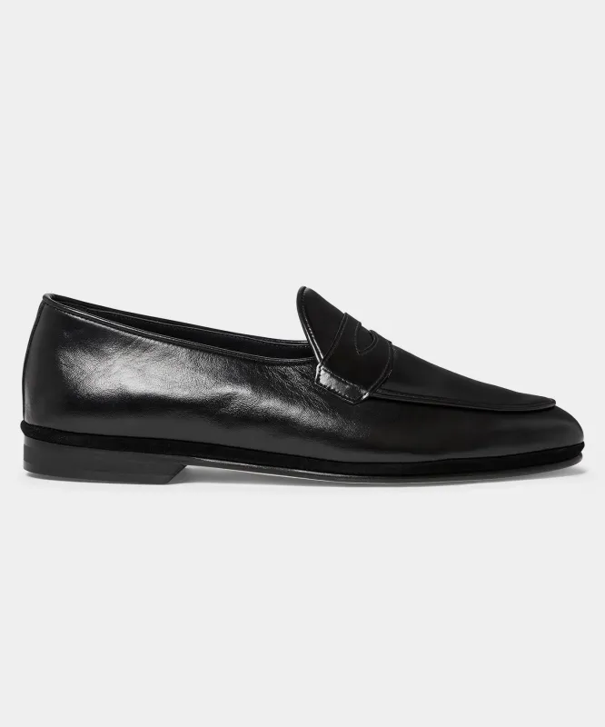 Todd Snyder X Rubinacci Unlined Leather Penny Loafer sold by Todd Snyder