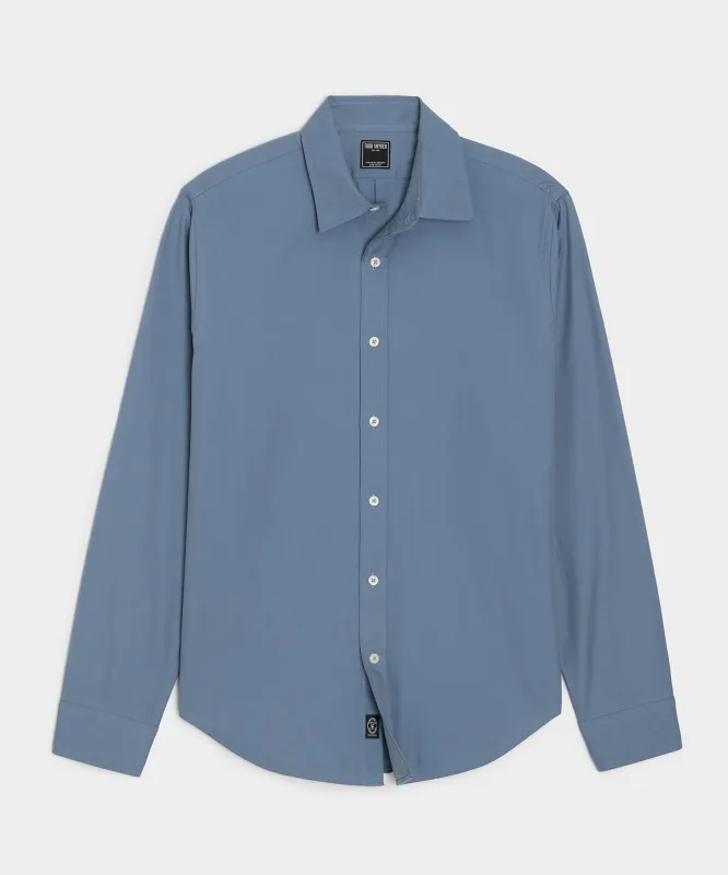 Cotton Twill Long Point Collar Shirt sold by Todd Snyder