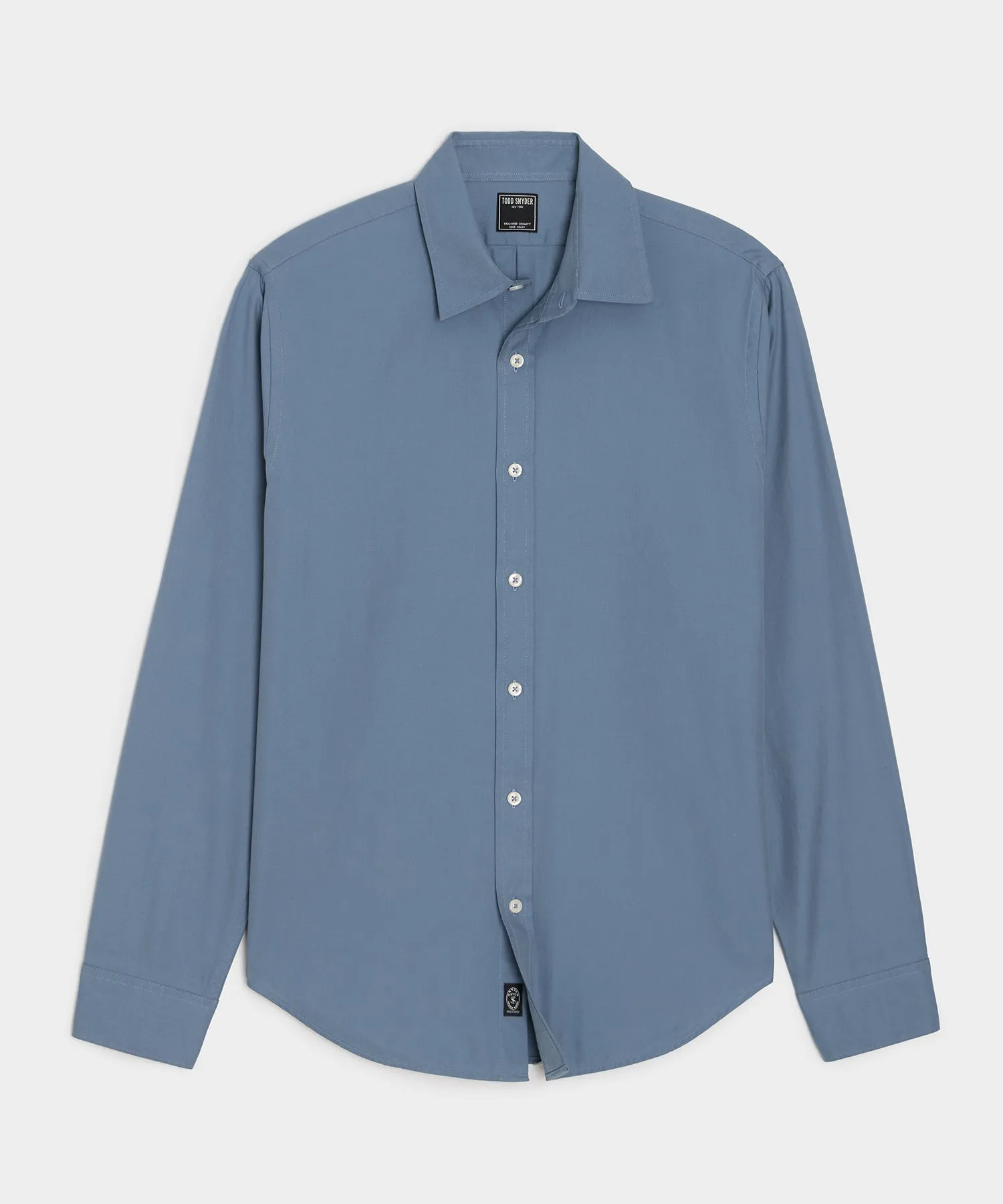 Cotton Twill Long Point Collar Shirt sold by Todd Snyder
