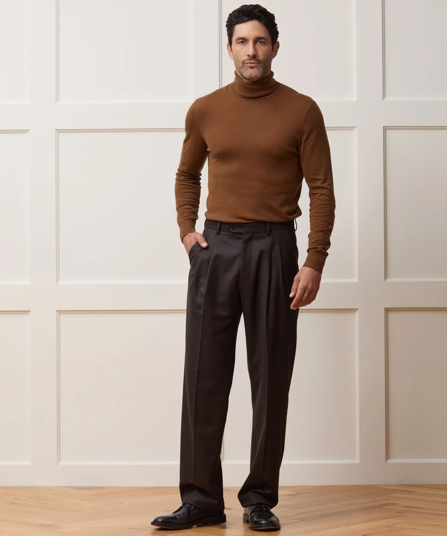 Silk-Cashmere Turtleneck Sweater sold by Todd Snyder product image thumbnail 3