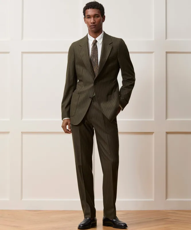 Italian Flannel Pinstripe Madison Suit sold by Todd Snyder