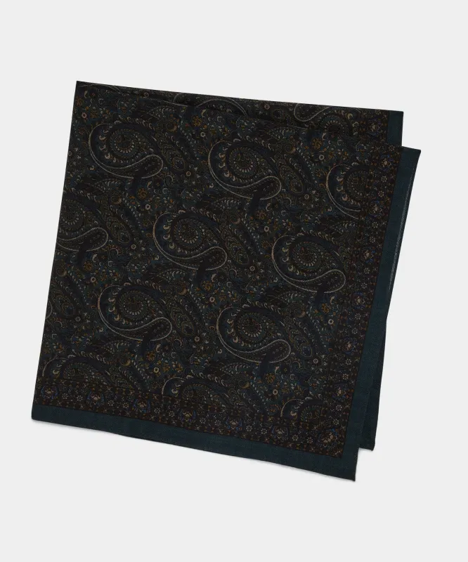 Italian Wool Paisley Neckerchief made by Todd Snyder