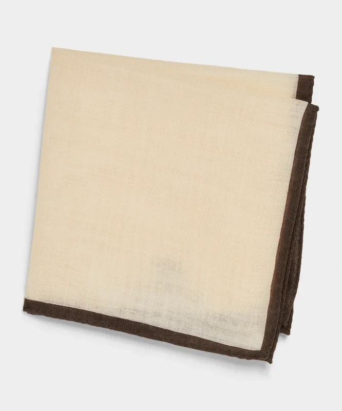 Italian Wool Pocket Square sold by Todd Snyder