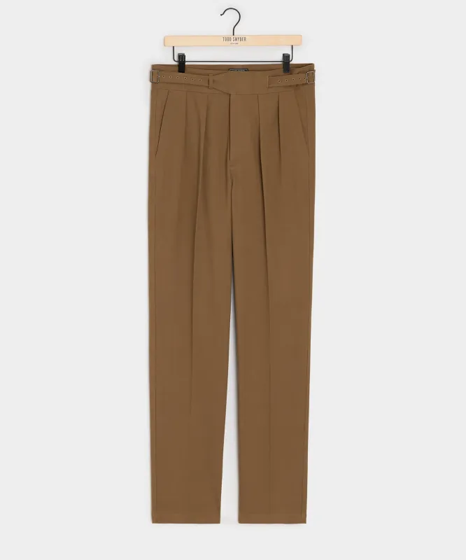 Italian Brushed Cotton Gurkha Trouser sold by Todd Snyder
