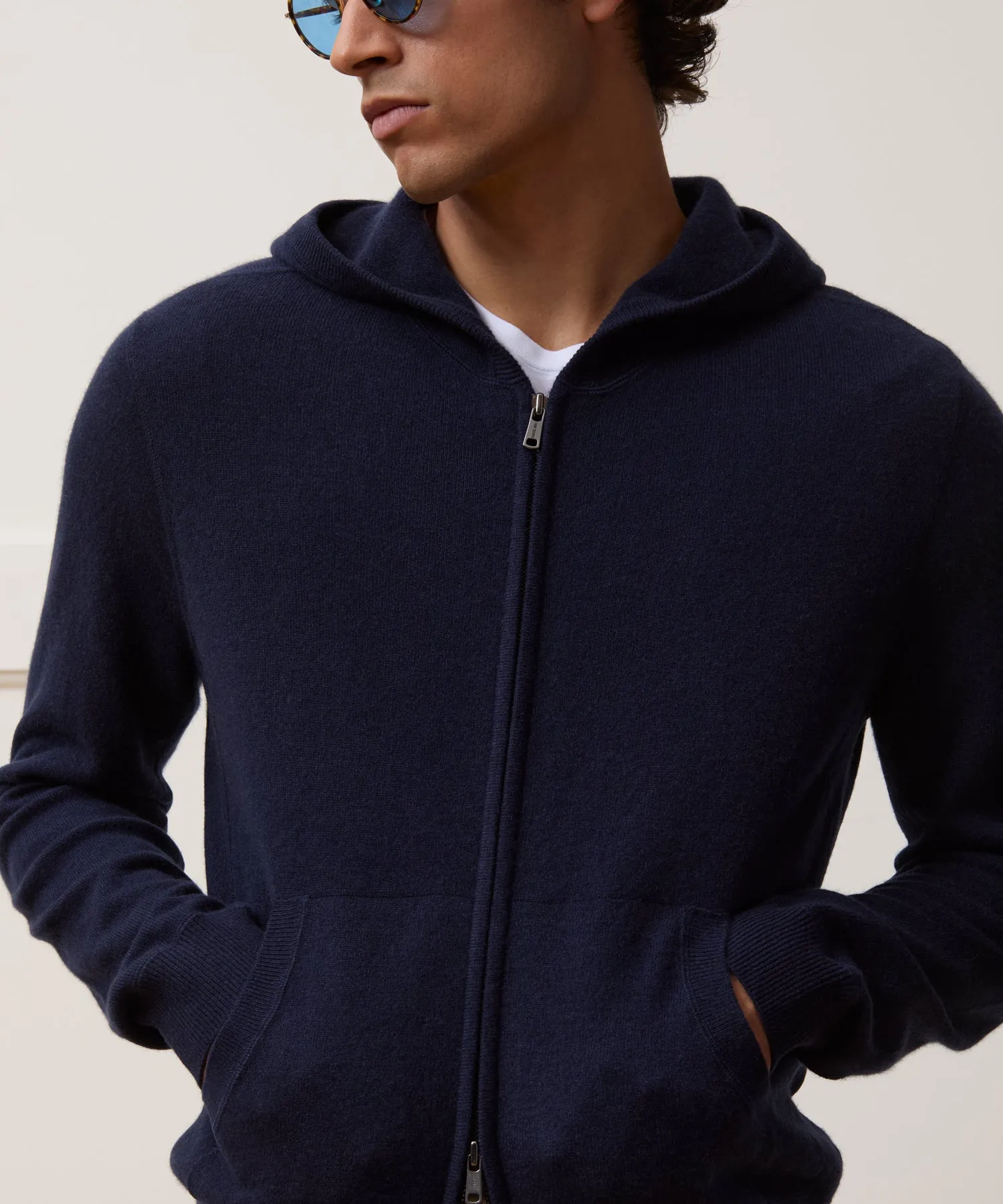 Cashmere Full-Zip Hoodie sold by Todd Snyder product image thumbnail 4