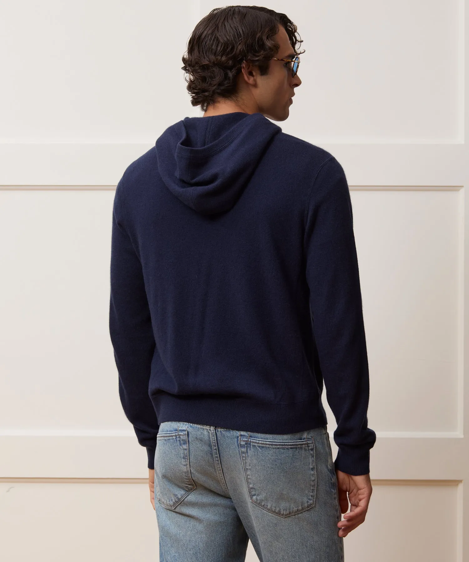 Cashmere Full-Zip Hoodie sold by Todd Snyder product image thumbnail 5