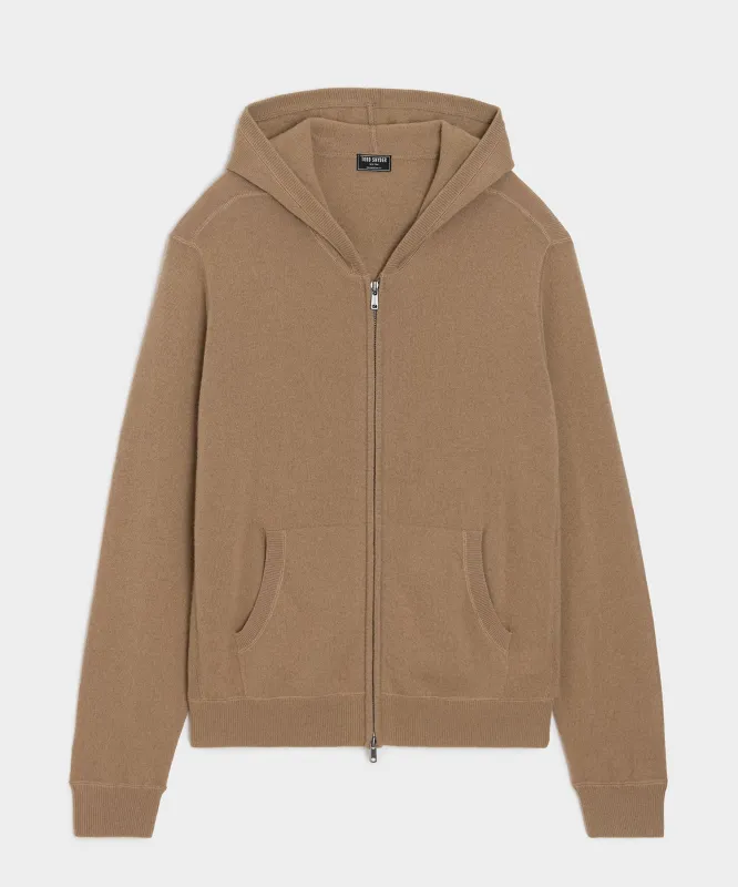 Cashmere Full-Zip Hoodie sold by Todd Snyder