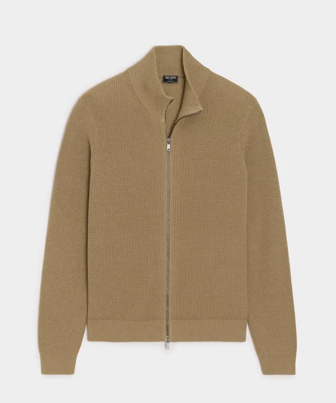 Beechwood Full-Zip Sweater sold by Todd Snyder