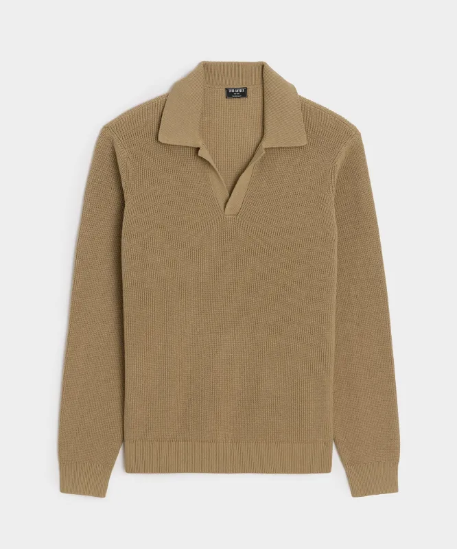 Beechwood Sweater Polo made by Todd Snyder