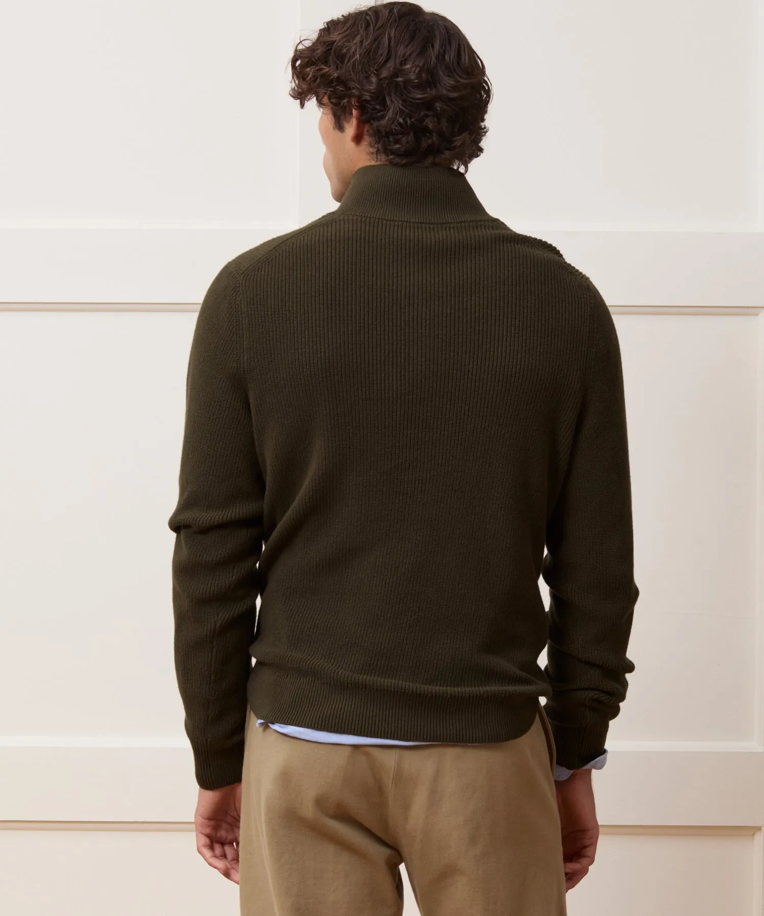 Beechwood Quarter-Zip Sweater sold by Todd Snyder product image thumbnail 5