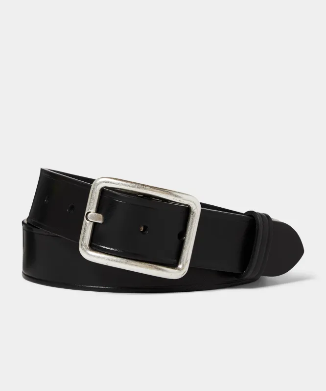 Italian Wide Leather Belt sold by Todd Snyder