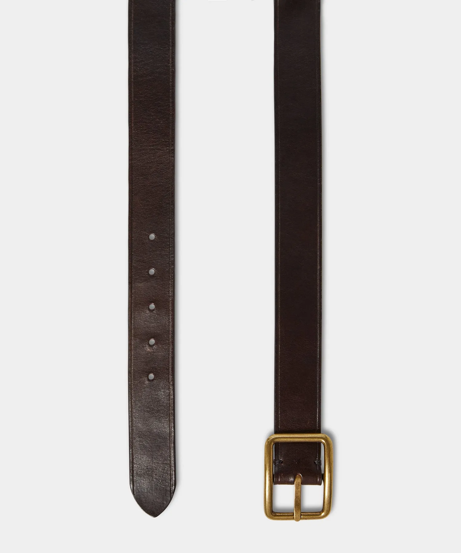 Italian Wide Leather Belt sold by Todd Snyder product image thumbnail 2