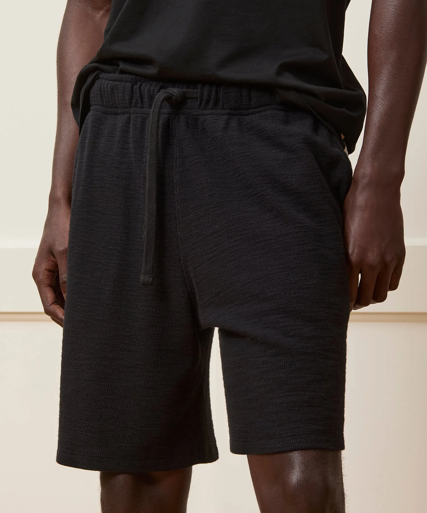 7" Lightweight Mini Waffle Short sold by Todd Snyder product image thumbnail 4