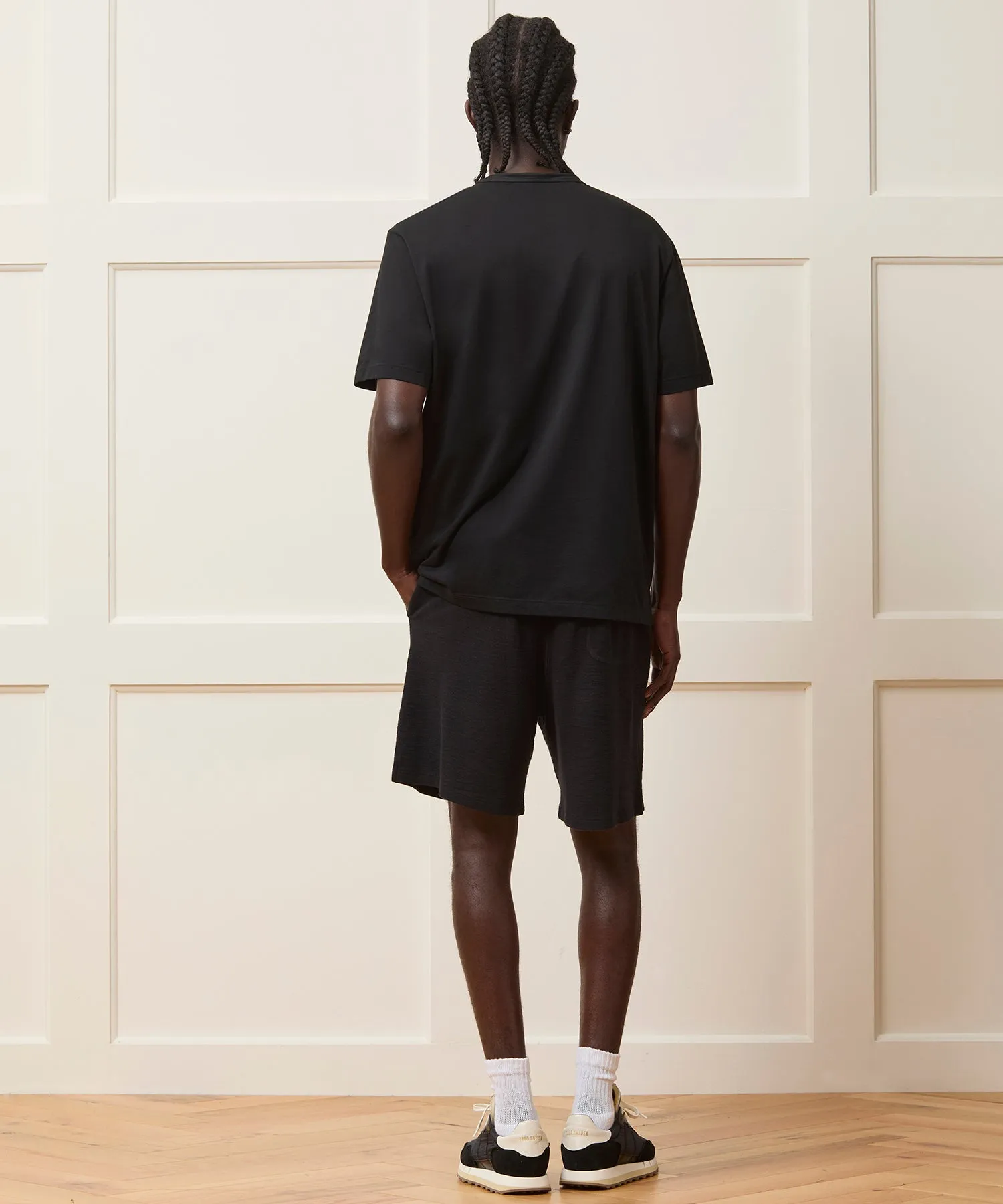 7" Lightweight Mini Waffle Short sold by Todd Snyder product image thumbnail 5