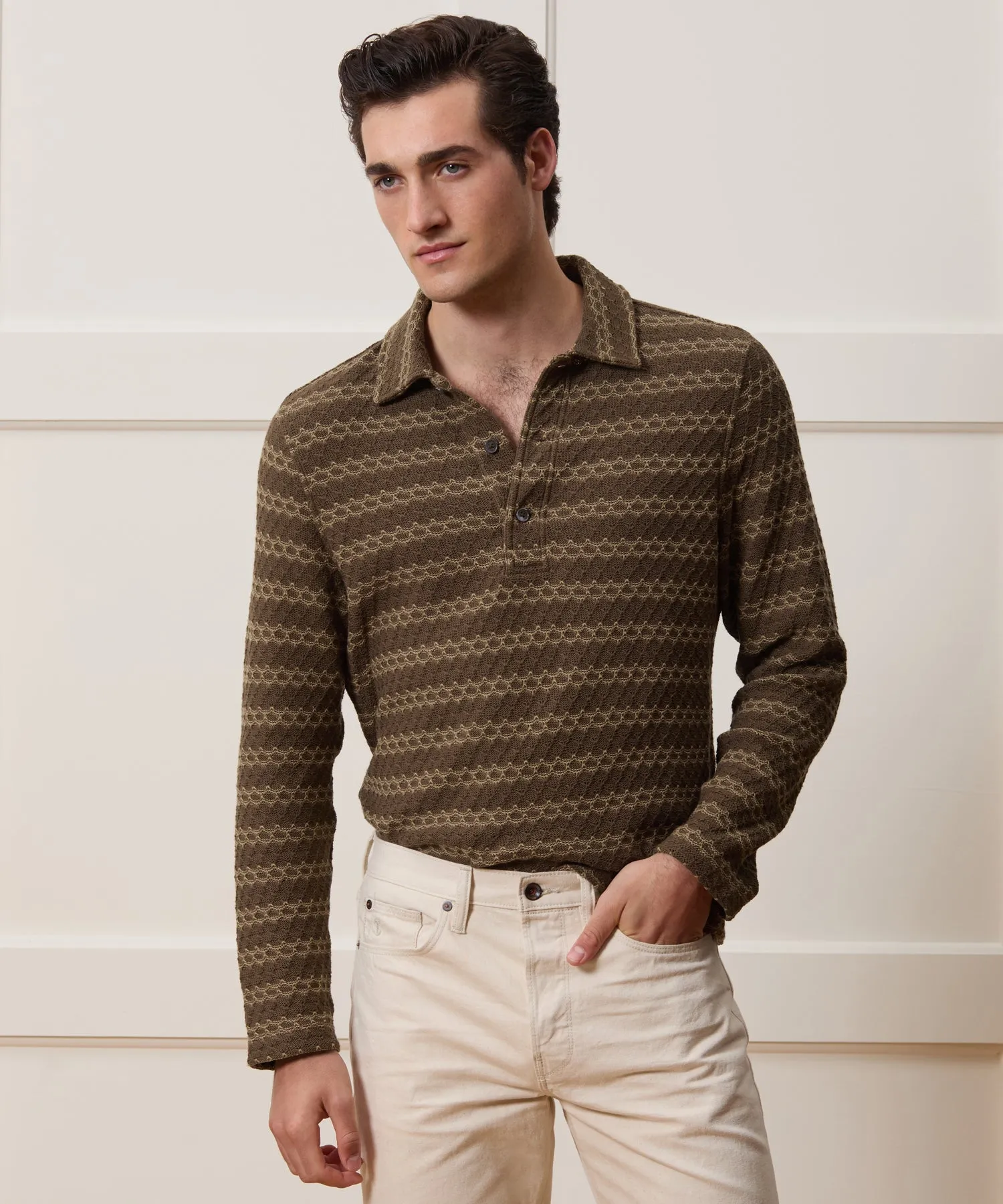 Relaxed Cotton Polo sold by Todd Snyder product image thumbnail 2
