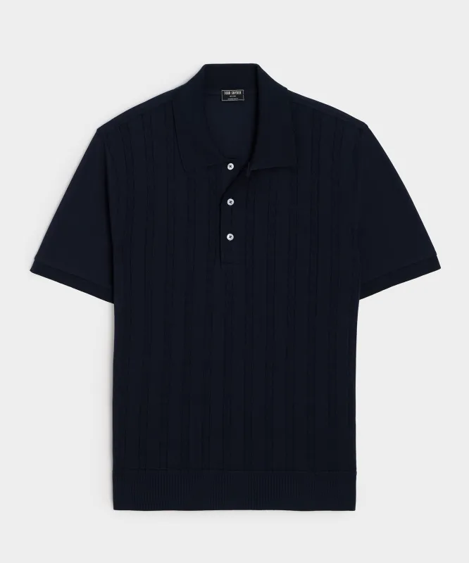 Cotton Cable Polo sold by Todd Snyder