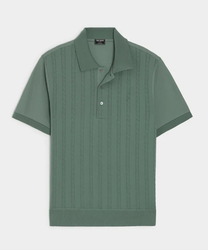 Cotton Cable Polo sold by Todd Snyder