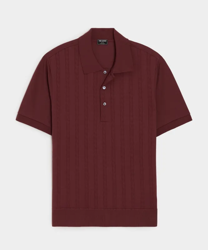 Cotton Cable Polo sold by Todd Snyder