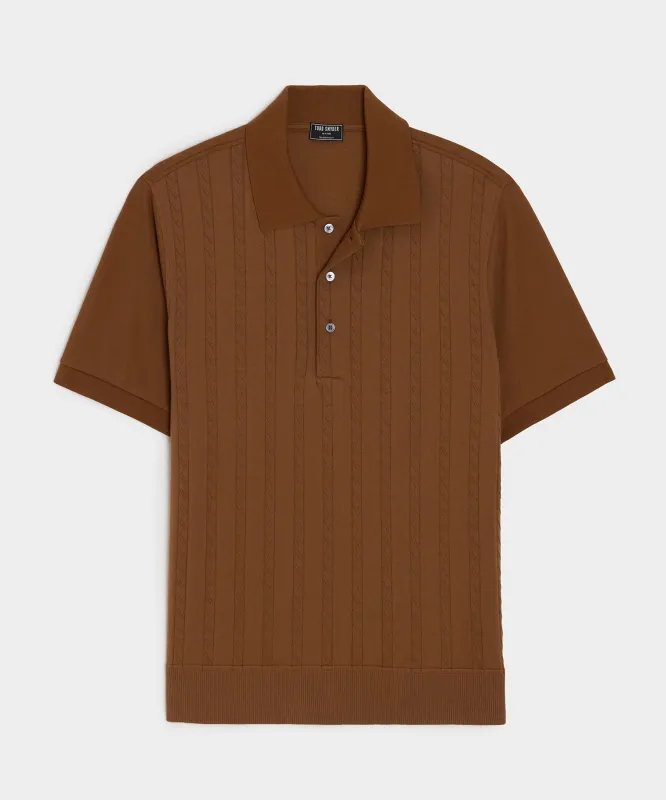 Cotton Cable Polo made by Todd Snyder